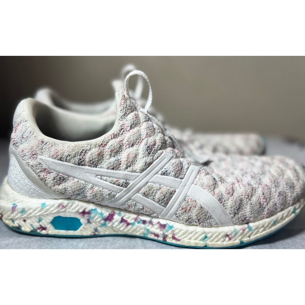 ASICS Gel-Hyperion Womens 9.5 Running Shoes Multicolor Knit T8F5N Splatter Sole
